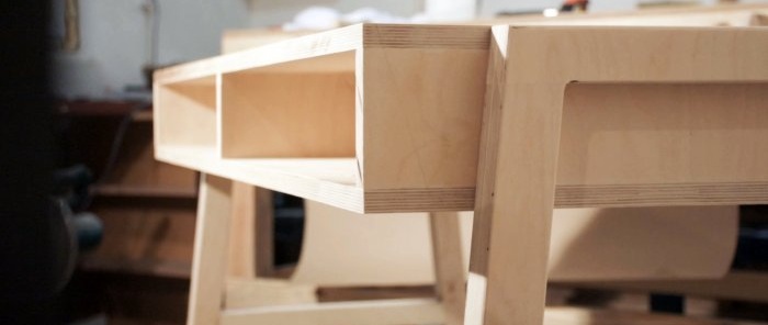 How to make a computer desk in Scandinavian style