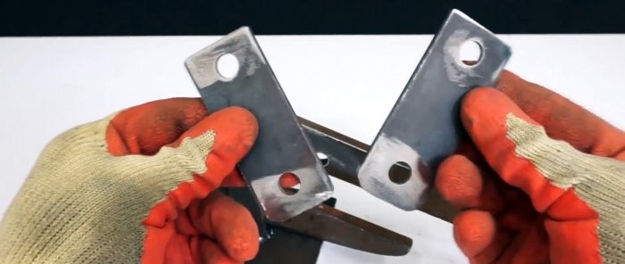 How to make lever scissors for cutting rods and wires