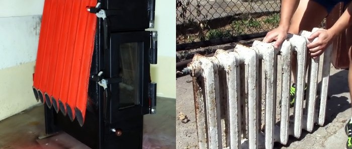 Hur man gör en garageuppvärmningsugn från gamla batterier