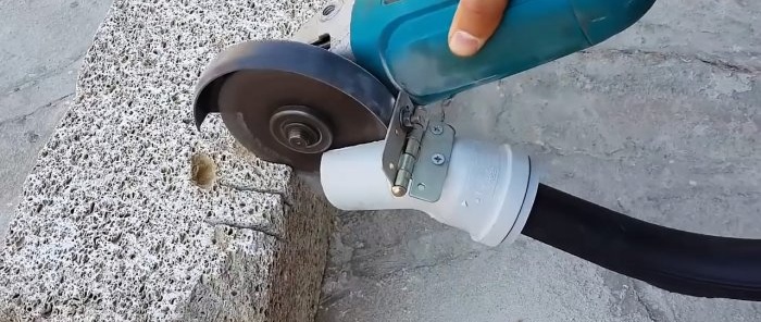 Как да накарате мелница да реже бетон без прах