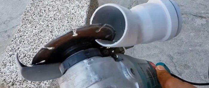 איך להכין בטון חתוך מטחנה ללא אבק