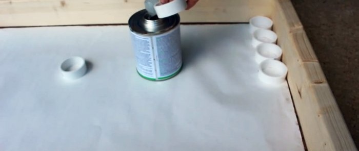 So erstellen Sie ein dekoratives Gitter aus PVC-Rohren