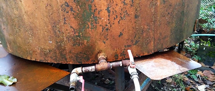 How and with what to quickly seal holes in any steel watering container