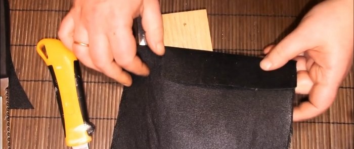 Как да си направим кожена обвивка от обикновен плат