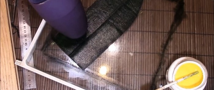 Hur man gör ett läderslida av vanligt tyg