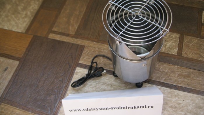Cara membuat dapur serpihan kayu dengan aliran udara aktif