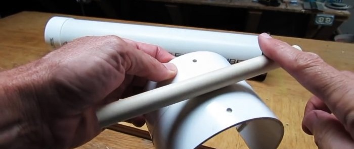 Hogyan készítsünk csapdát kis rágcsálóknak PVC-csőből