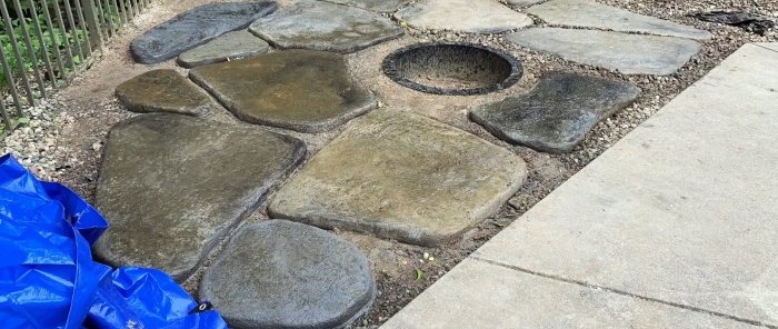 Çimentodan taklit düz parke taşları nasıl yapılır