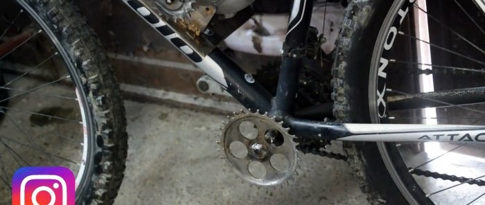 Comment installer un moteur d'une débroussailleuse sur un vélo