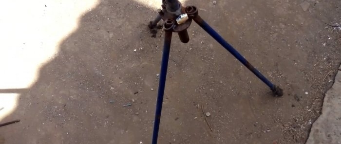 How to make a trouble-free irrigation sprinkler from a ball joint