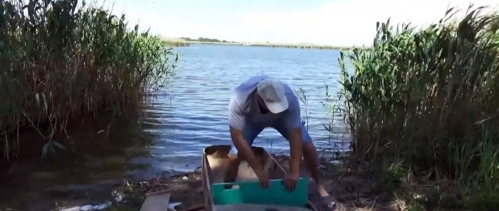 Jak zrobić prostą składaną łódź rybacką