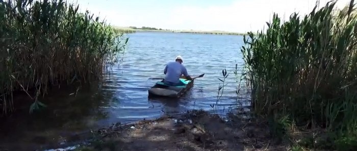Како направити једноставан преклопни рибарски чамац