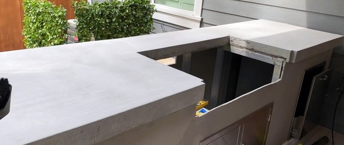 Направите сами бетонску плочу за стол је лако