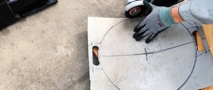 Come realizzare una padella da campo con un pezzo di acciaio inossidabile