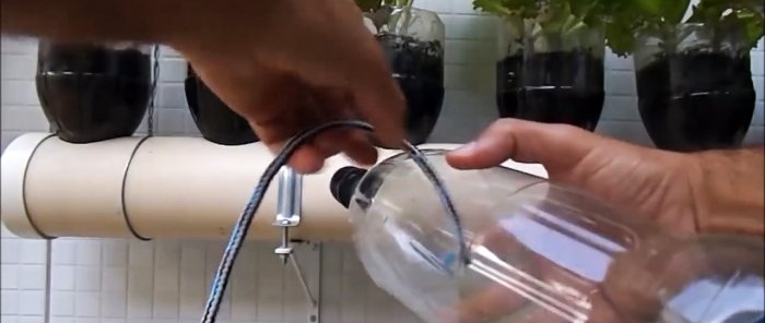 Hogyan készítsünk automatikus öntözőrendszert egy közönséges palackból