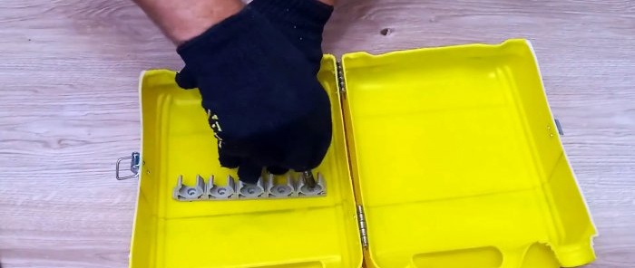 Hoe maak je een handige gereedschapskoffer van een bus