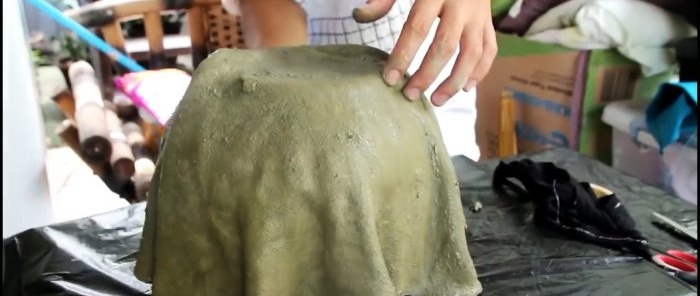 Ahora puedes hacer tú mismo hermosas macetas de cemento.