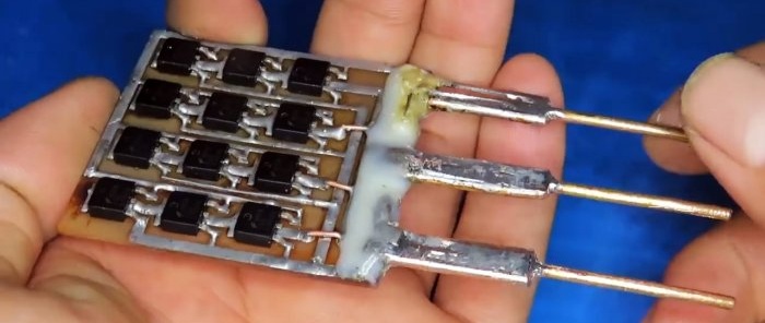 Hogyan készítsünk egy hatalmas erős tranzisztort saját kezűleg
