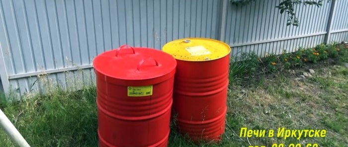 Hacer un tandoor a partir de un barril con fondo aislado sin mortero