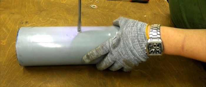 Máy thổi mạnh nhất làm từ ống nhựa PVC và máy hút bụi cũ