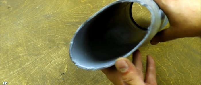 The most powerful blower made from PVC pipes and an old vacuum cleaner