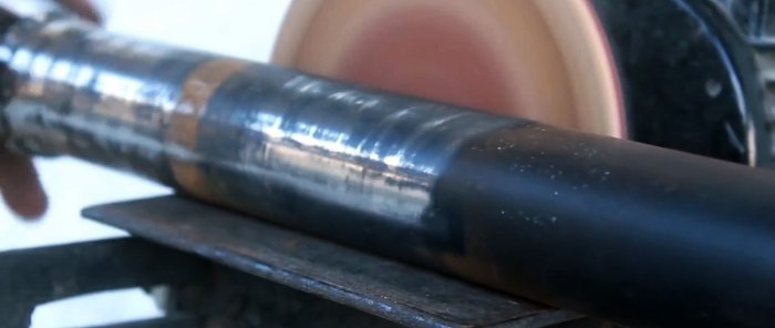 Cara membuat vibrator konkrit percuma dari penyerap hentak kereta