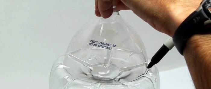 Sådan laver du en fangbar fiskefælde fra en PET-flaske