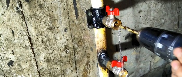 2 façons de découper un tuyau sous pression avec et sans soudure