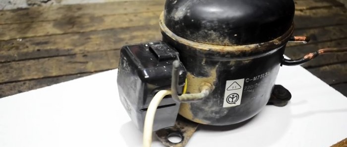 Comment fabriquer une pompe à vide à partir d'un compresseur de réfrigérateur et où cela peut être utile