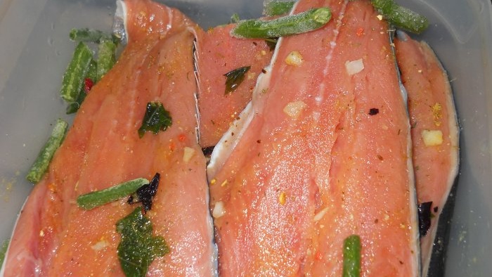 Gran recepta de salmó rosa al forn