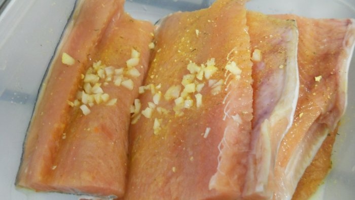 Excellente recette de saumon rose au four
