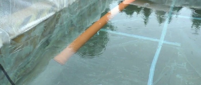 Pompa olmadan saniyeler içinde havuzdan su nasıl pompalanır?