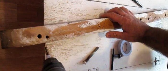 Hur man borrar stora hål med tunna borr