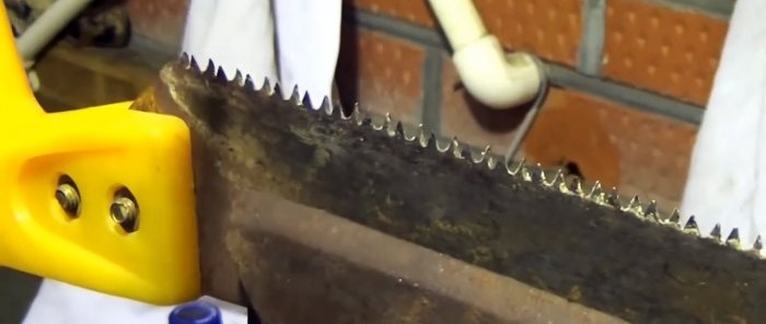 How to simply sharpen a hacksaw and set the teeth correctly
