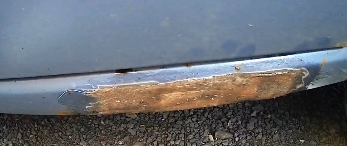 How to repair holes in thresholds quickly and cheaply without welding