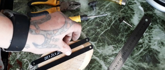 Как да си направим мини ножовка за метал за работа на труднодостъпни места