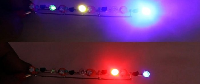 Cómo hacer un intermitente caótico simple para cualquier cantidad de LED