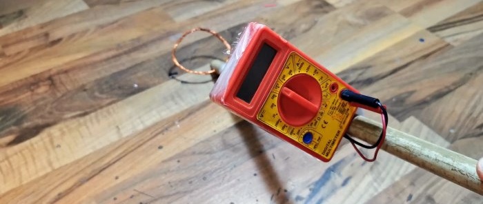 Paano mabilis na mag-ipon ng isang metal detector mula sa isang Chinese multimeter