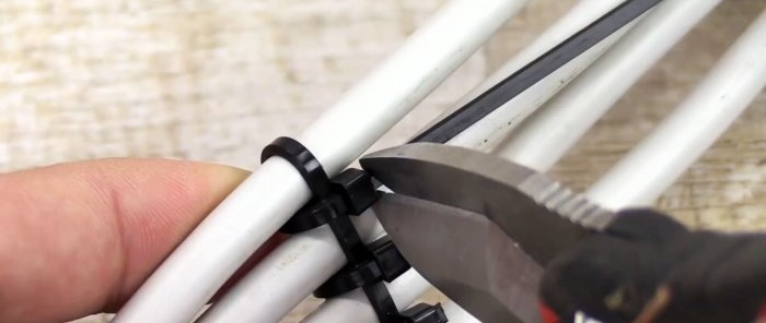 10 ideias sobre como colocar e marcar fios com cuidado usando uma braçadeira