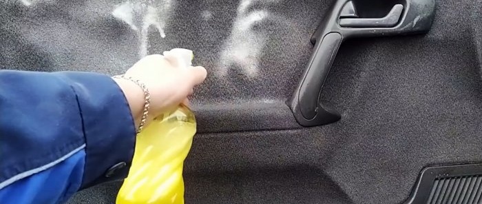 Како направити јефтино средство за чишћење унутрашњости аутомобила