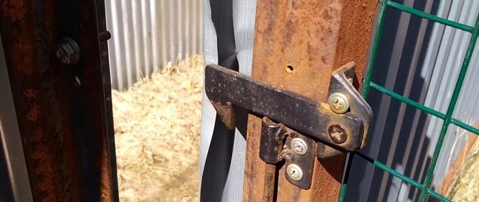 Como fazer uma fechadura secreta sem chave para um portão