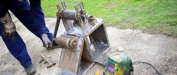 How to make a pipe bender from rotors from burnt-out electric motors