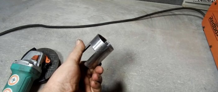 Do-it-yourself electric grinder file mula sa isang gilingan