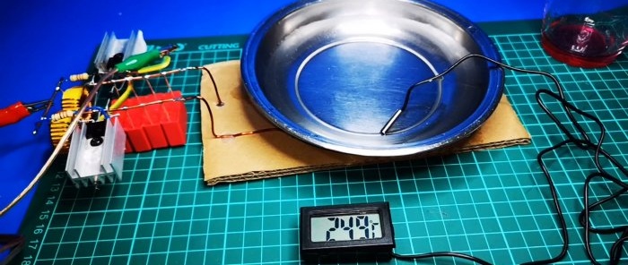Hoe je de eenvoudigste inductiekookplaat maakt met slechts 2 transistors