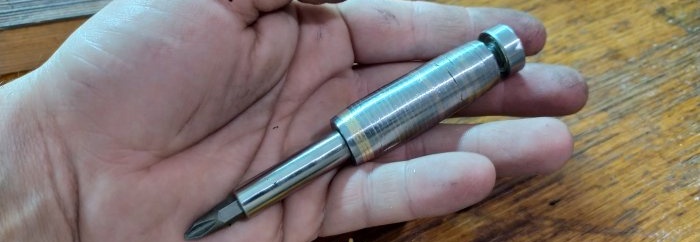 How to make an original screwdriver from Soviet coins