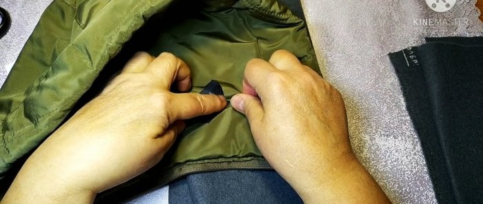 Kako popraviti poderotinu na jakni u nekoliko minuta bez igle i konca