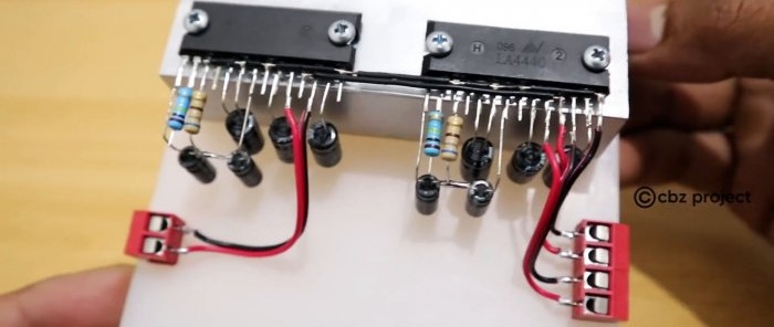 LA4440'ta bluetooth ile basit bir stereo sistem nasıl yapılır