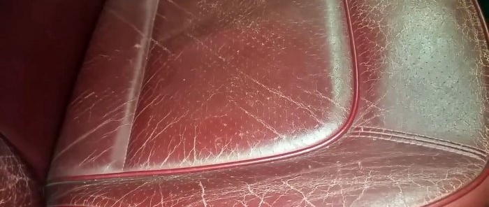 Jak rychle obnovit kožené sedačky