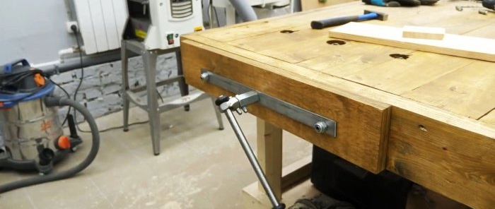 Cách làm bàn thợ mộc cho bàn làm việc từ giảm xóc cũ