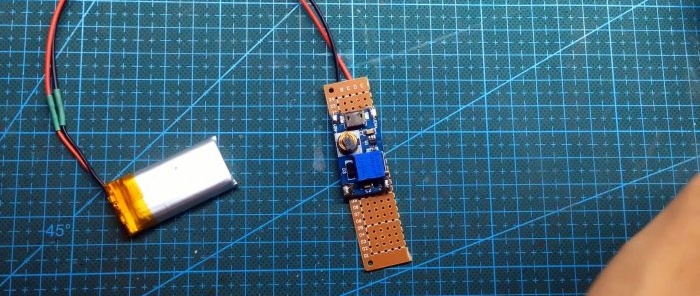 Solder the converter to the board
